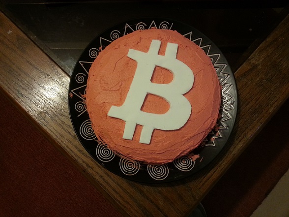 bitcoin birthday cake