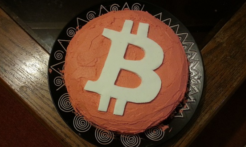Bitcoin Birthday Cake