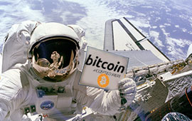 Bitcoin and Space Travel Lead Startup Investment Into the Future