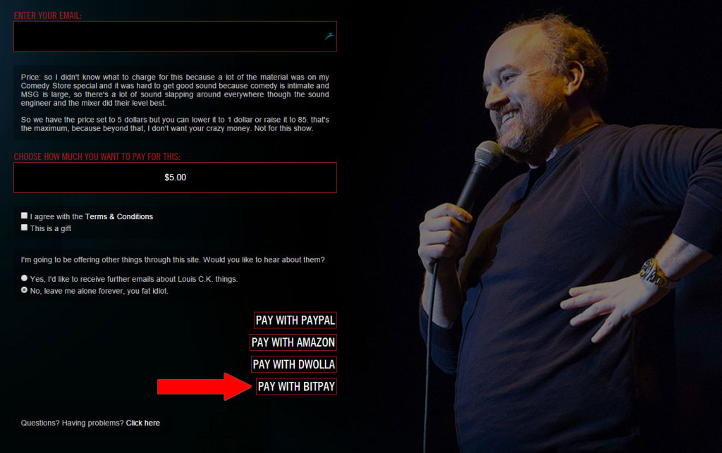 louis ck website