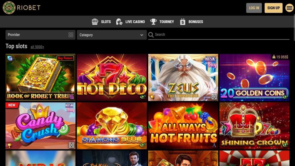 Riobet Casino Games.