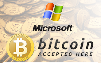 microsoft accepting bitcoin