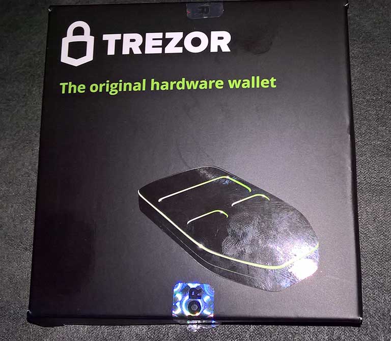 Trezor box sealed