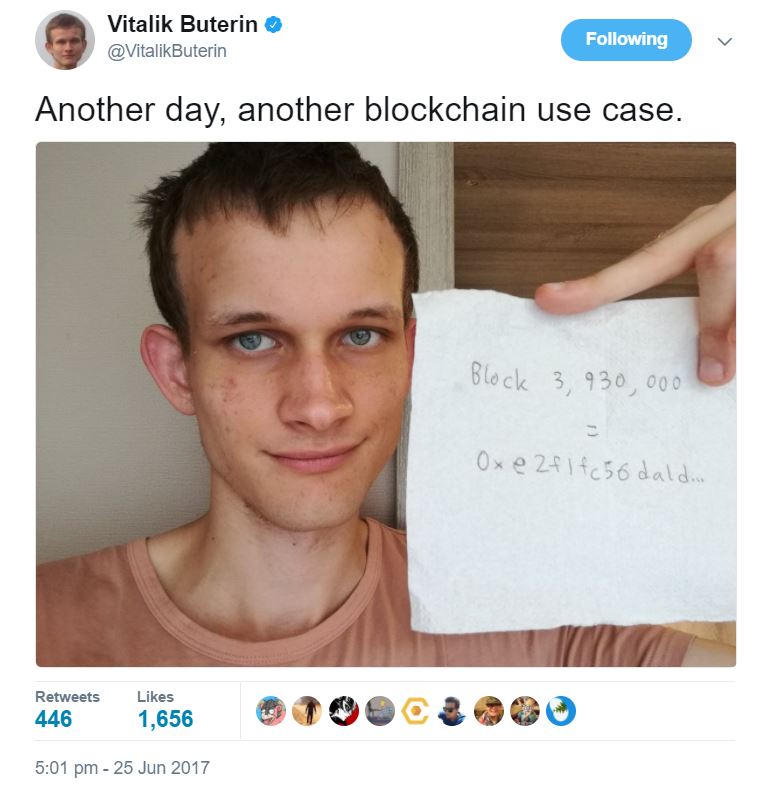 Proof Vitalik Buterin Is Alive