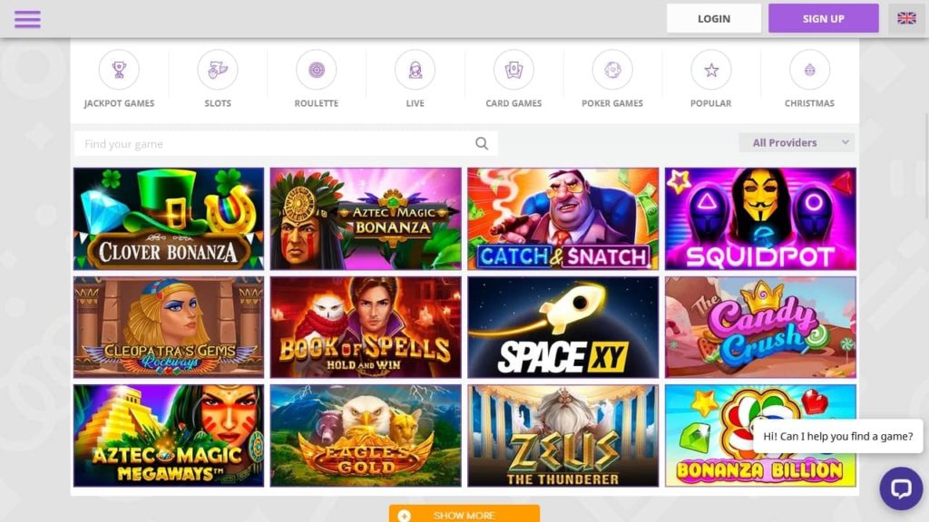 CryptoWild Casino Games.