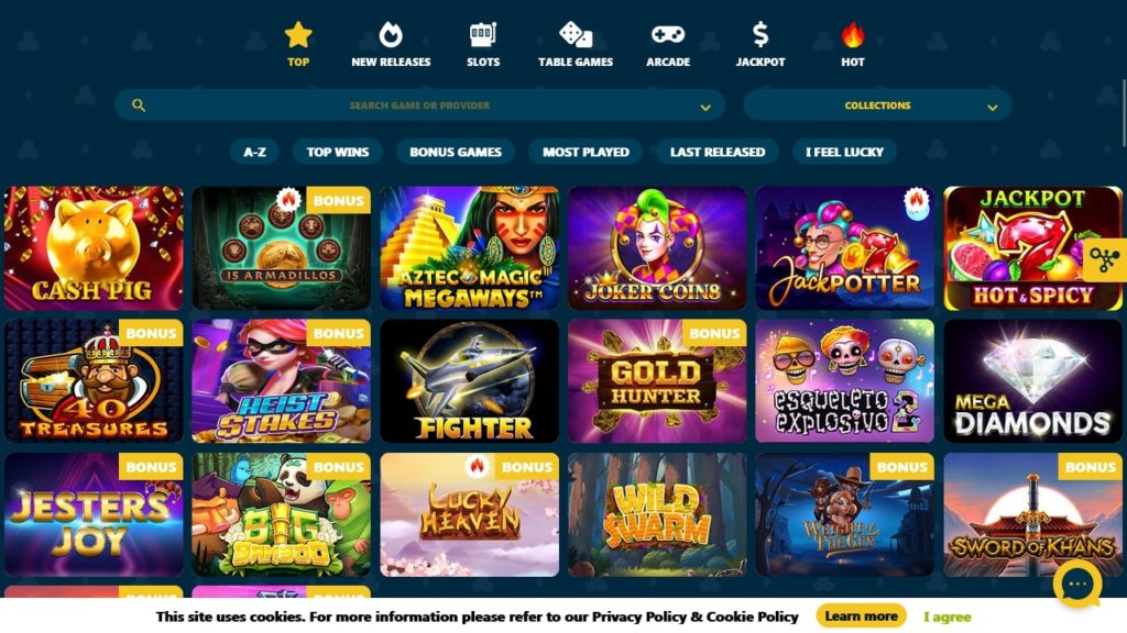 VIPSpel Casino Games.