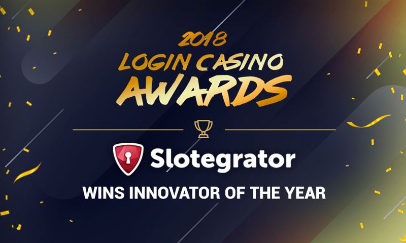 Slotegrator Wins Innovator of the Year at the Login Casino Awards