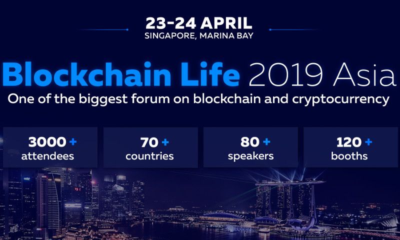 On April 23-24 Binance and Huobi speak at Blockchain Life 2019 in Singapore