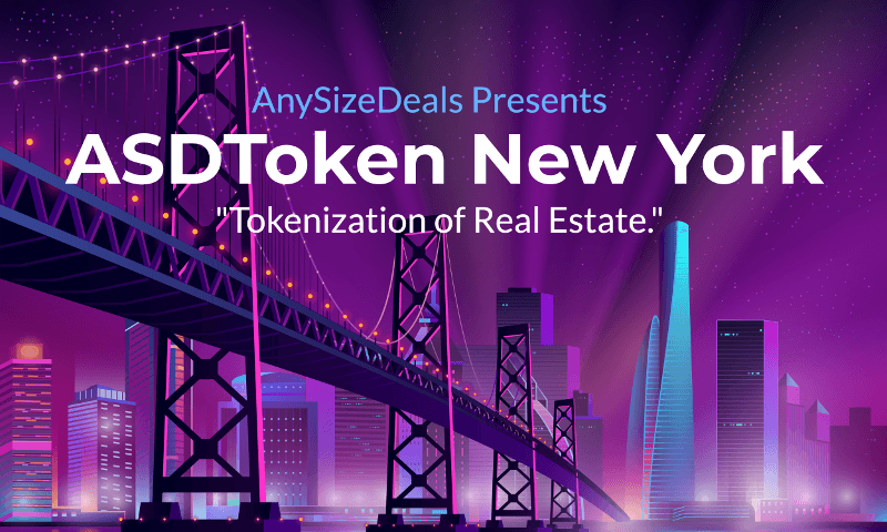 AnySizeDeals Launches Inaugural ASDToken Conference at CoinDesk’s Blockchain Week NYC