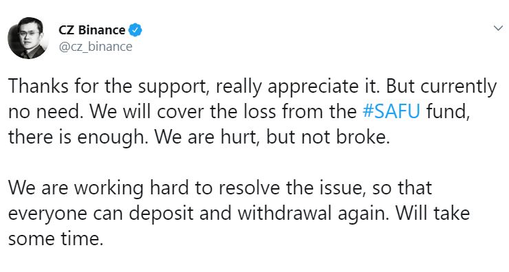 Binance Hack Insurance