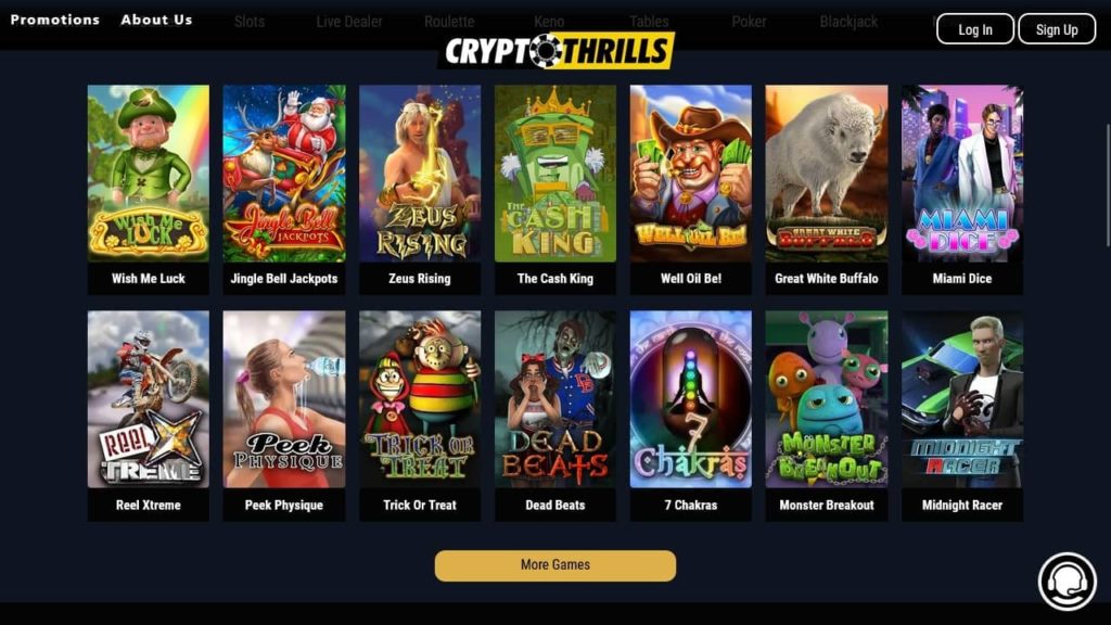 Crypto Thrills Casino Games.