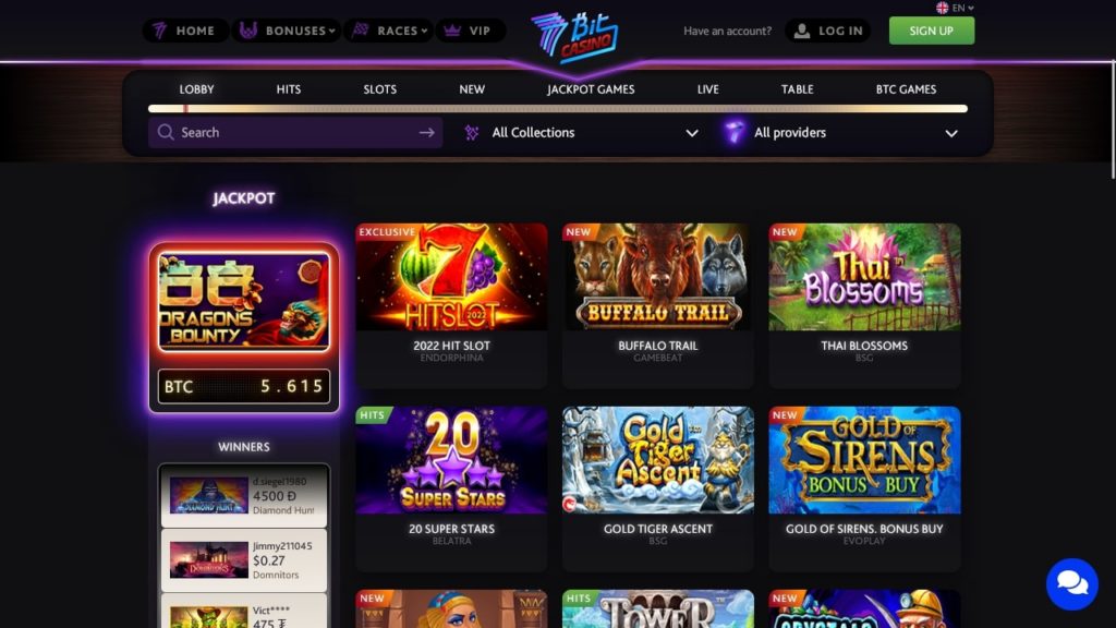 7Bit Casino Games.