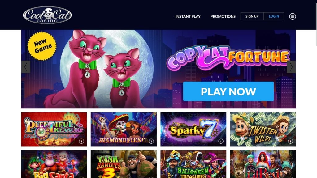 CoolCat Casino Games.