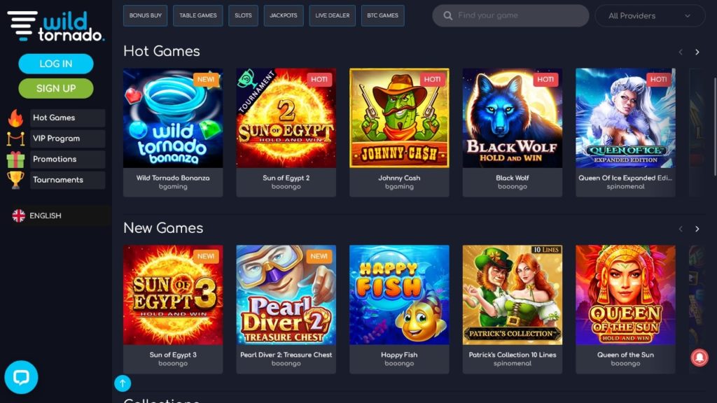 WildTornado Casino Games.