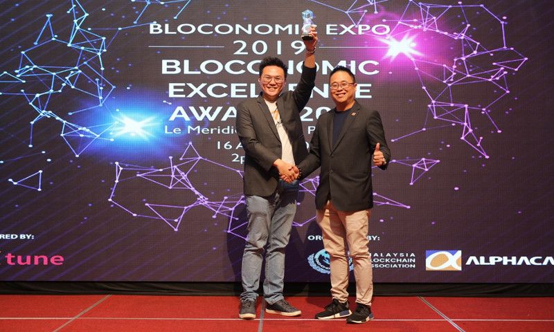 TriveAcademy Awarded the Bloconomic Excellence Award at the Bloconomic Expo 2019 
