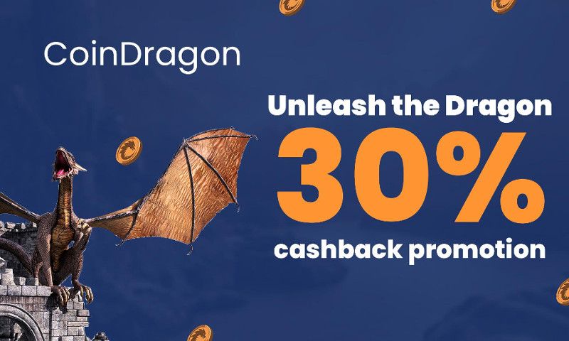 CoinDragon Launches 30% Cashback Promotion