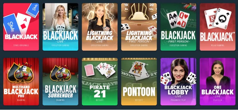 Blackjack at Stake Casino