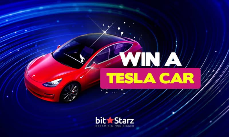 Win a Brand New Tesla with BitStarz Casino