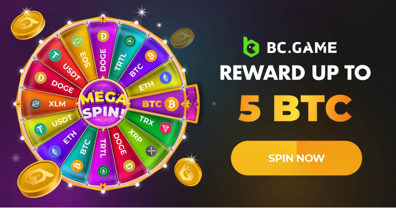 BC.Game Bitcoin free spin promotion