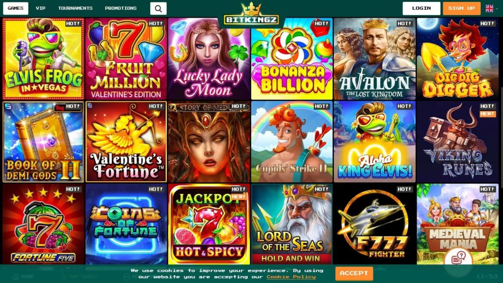 BitKingz Casino games.