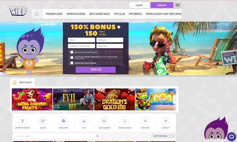 Free Spins From CryptoWild This World Sight Day 
