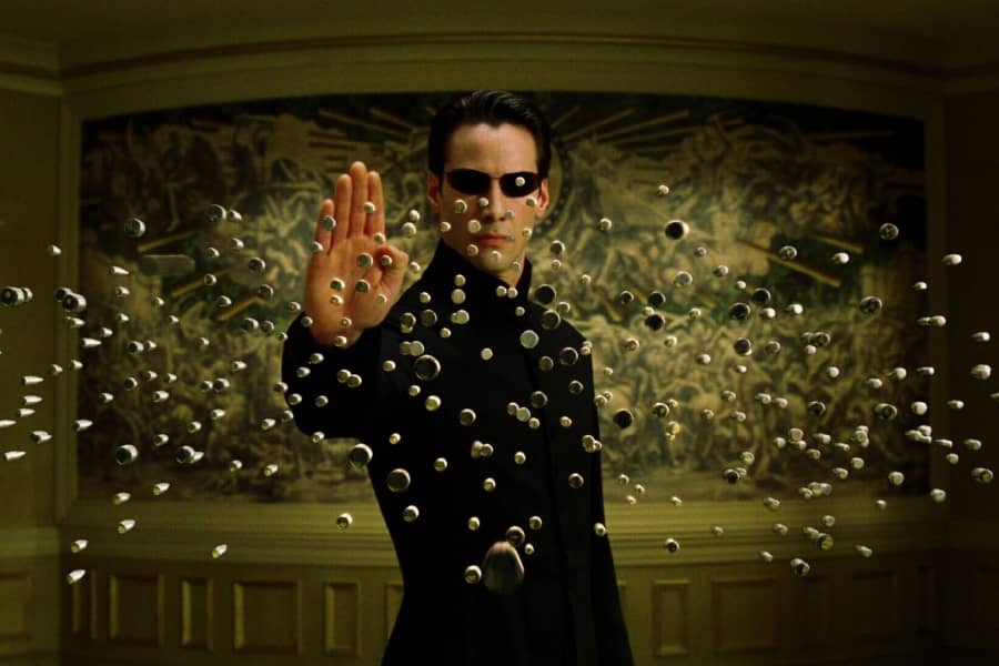 Scene from The Matrix