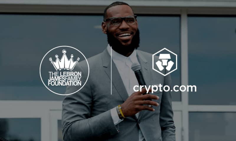 Lebron James and Crypto.com partner