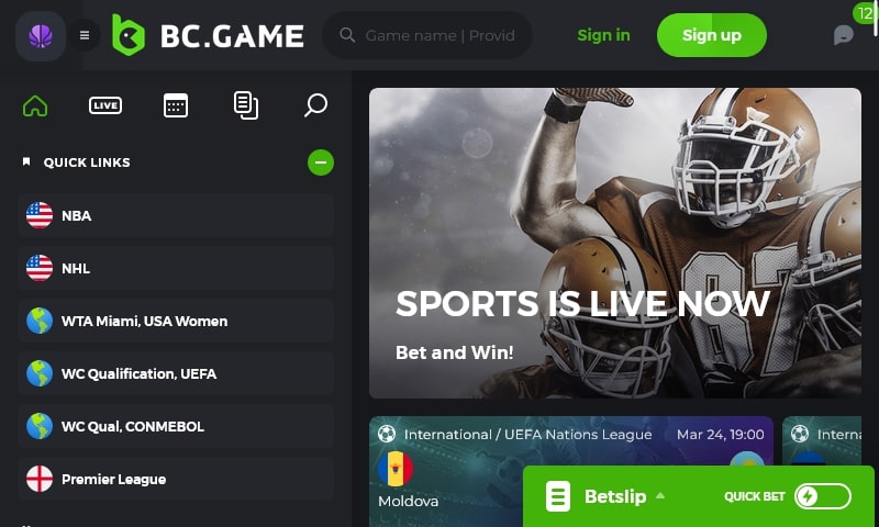 BC.Game Launches Sports Betting