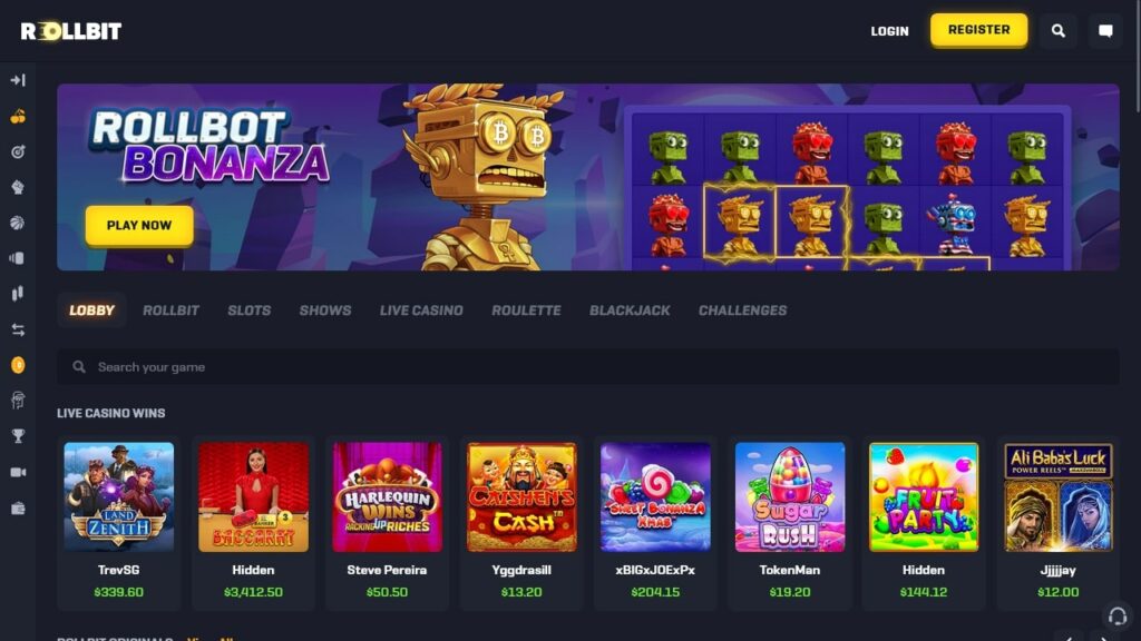 Rollbit Casino Games