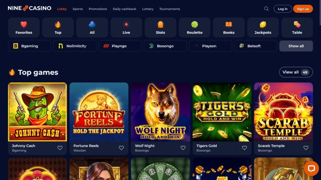 NineCasino Games