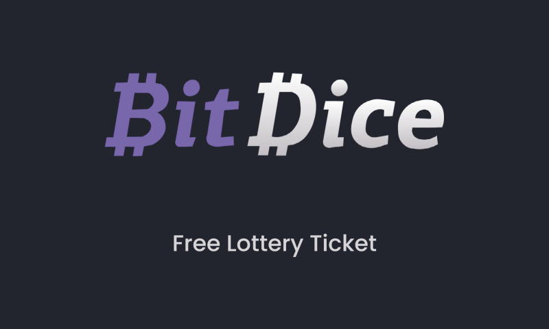 BitDice Free Lottery Ticket
