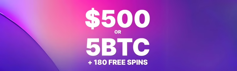Bitstarz Casino Welcome Package: 100% up to $900 or 5 BTC + 180 Free Spins