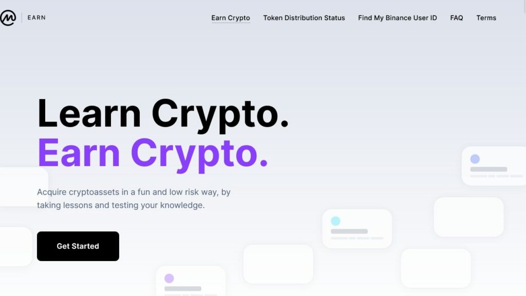 CoinMarketCap Learn and Earn