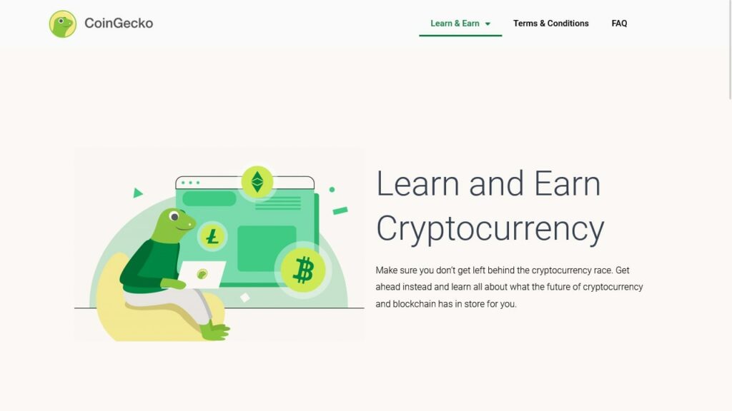 Learn and Earn Cryptocurrency at CoinGecko