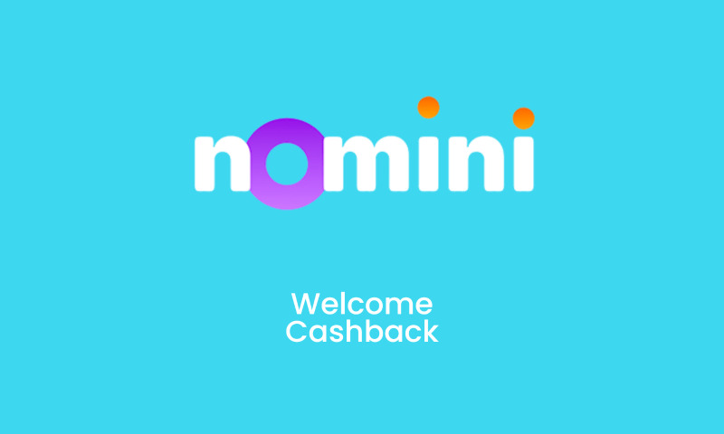 Nomini Welcome Cashback: 10% Cashback up to €200