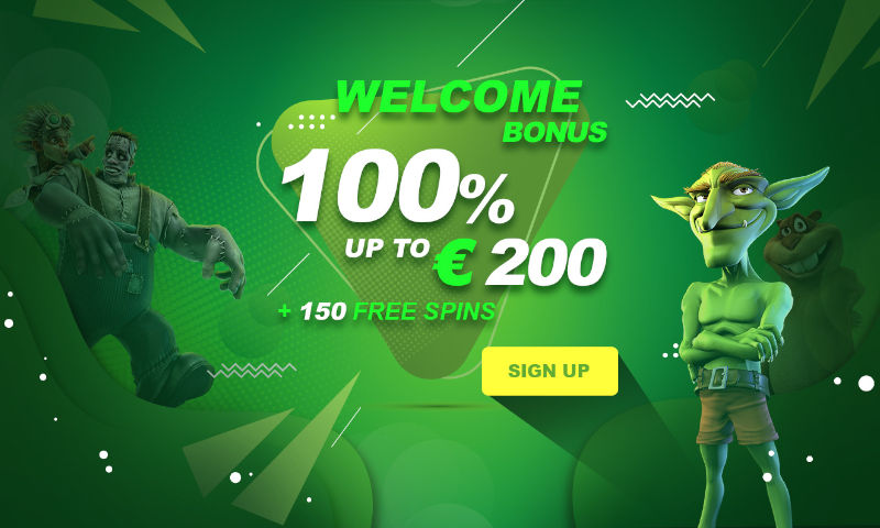 Greenspin Welcome Bonus: Up to €200 + 150 Free Spins