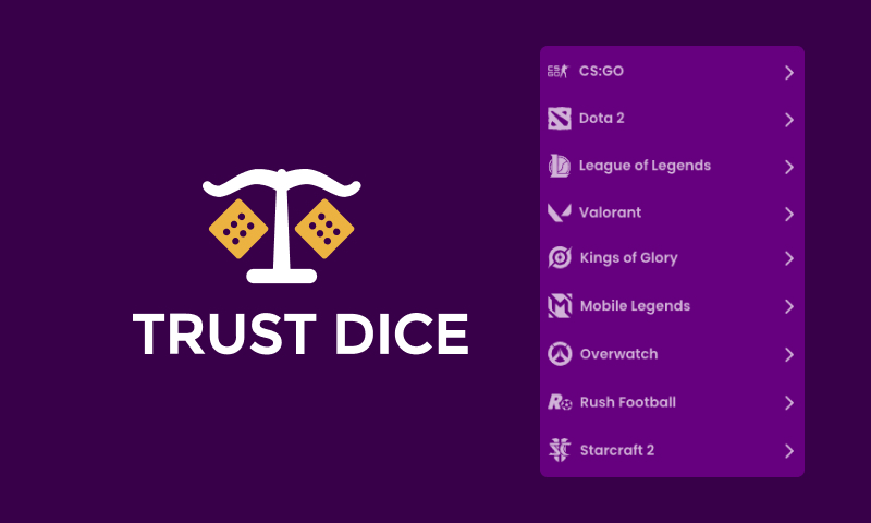 Esports Betting Now Available at TrustDice