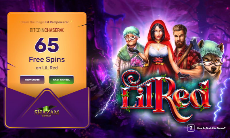Shazam Casino Free Spins Bonus: 65 Free Spins