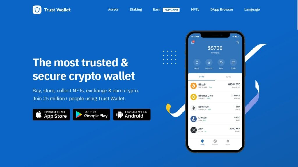 Trust Wallet for Stake Casino