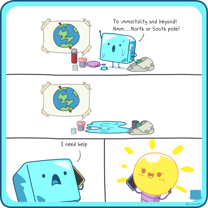 CubeMelt NFT comic