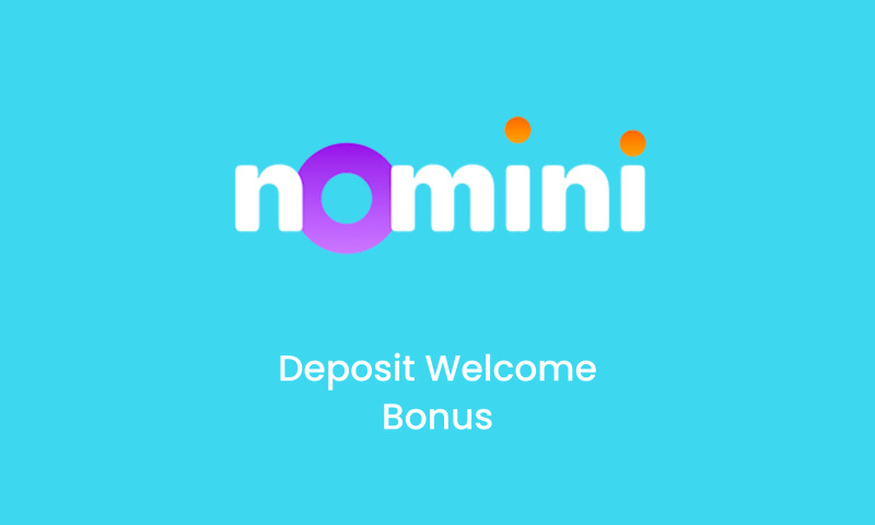 Nomini Deposit Welcome Bonus: 1 Free Spin for Every EUR Deposited