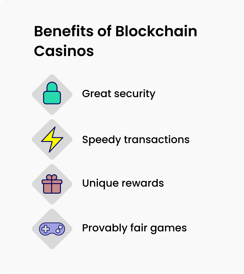 Benefits of Blockchain casinos