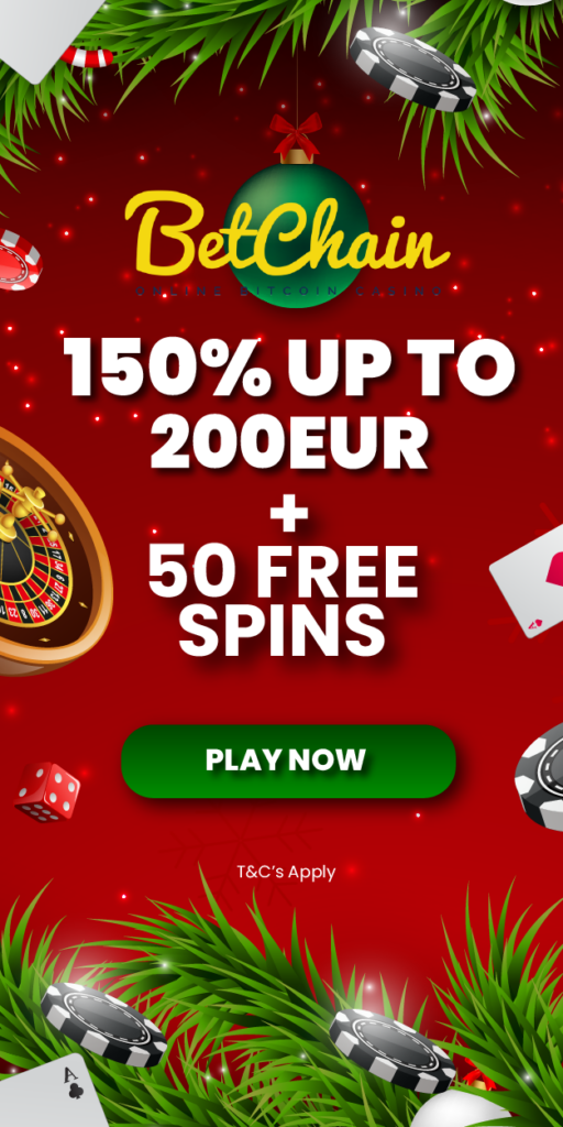 BetChain casino Christmas advert 