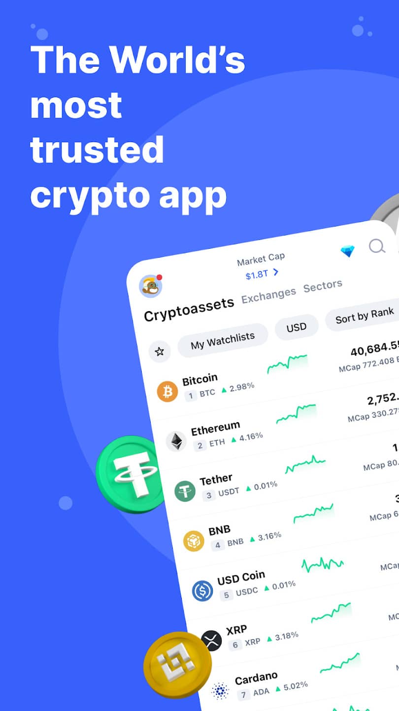 CoinMarketCap: Crypto Trackerapp