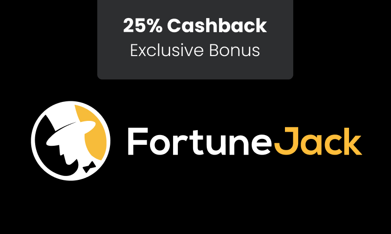 FortuneJack Exclusive 25% Cashback [Bonus Code]
