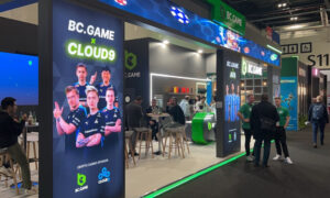 BC.Game booth at ICE London 2023