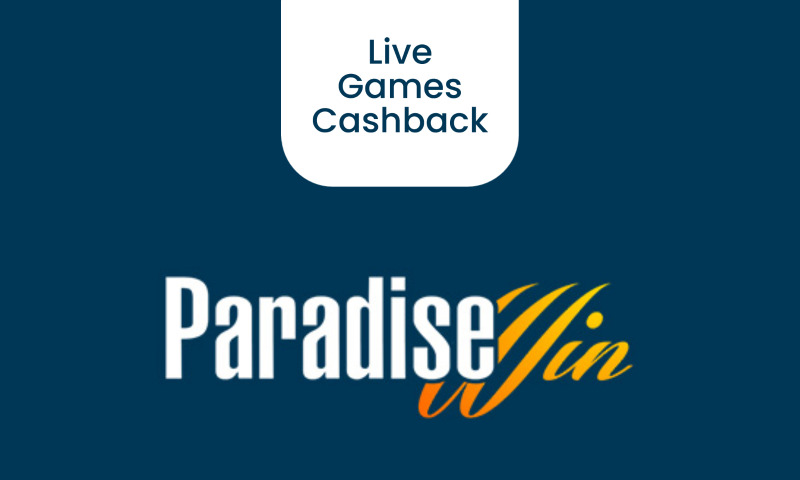 ParadiseWin 20% Live Casino Cashback
