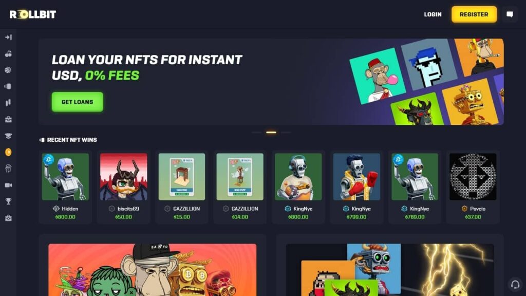 NFTs in the crypto casino space