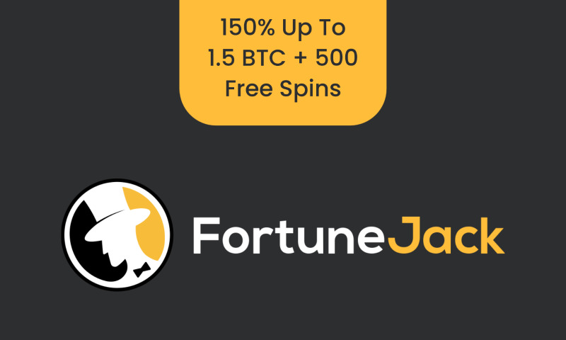 FortuneJack Deposit Bonus: 150% Up To 1.5 BTC + 500 Free Spins