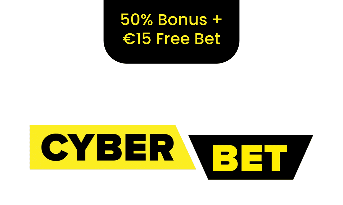 Cyber.Bet Bettor’s Winning Start: 50% Bonus + €15 Free Bet